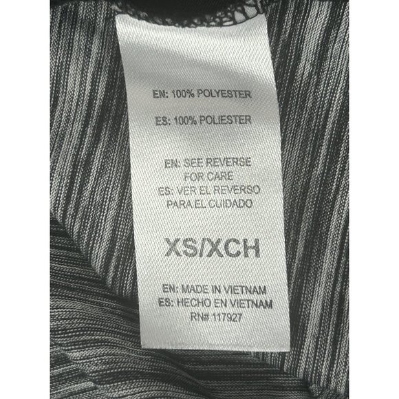 Head Shirt Womens XS Activewear 1/4 Zip Long Sleeve Grey Black Lightweight - Picture 15 of 16